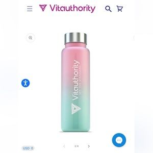 VITAUTHORITY - Pair of Water Bottles